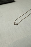 silver "with quiet blue" necklaces