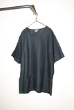 90-00's EU label - linen/rayon loose  pullover top