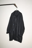 c90's Danish label - linen double breasted oversized coat