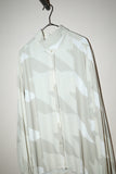 80-90's EU label - rayon geometrical pattern blouse