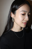 Silver earrings