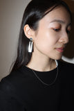 Silver earrings