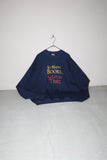 90-00's cotton print sweat "so many books...so little time"