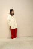 80’s PENNYBLACK by Max Mara - rayon 2-way lapel, hip length jacket