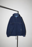 c1950’s cotton zip-up "ski" jacket with detachable hoodie from Austria