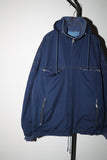 c1950’s cotton zip-up "ski" jacket with detachable hoodie from Austria