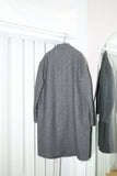 -1950’s BURBERRYS PARIS - wool "anomaly" extra-wide single coat