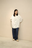 90’s ANN DEMEULEMEESTER - draping rayon pullover shirt