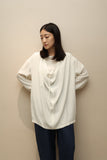 90’s ANN DEMEULEMEESTER - draping rayon pullover shirt