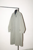 90-00's cotton hi-neck, belted oversized coat