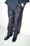 c80's European label - "iridescent purple" wool tuck trousers