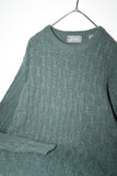 80-90's Lord & Taylor - cashmere 3-ply cable knit sweater