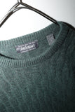 80-90's Lord & Taylor - cashmere 3-ply cable knit sweater