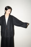 80's MARELLA - linen flat pattern jacket