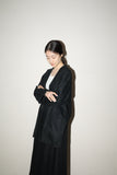 80's MARELLA - linen flat pattern jacket