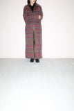 80’s European label - mohair gown coat with beautiful gradation colors