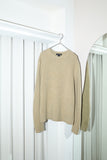 90-00's BANANA REPUBLIC - cashmere/angola mixed wool crew neck knit sweater