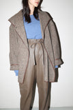 80’s Per Spook tweed wool half coat