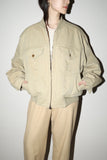 c90’s KATHARINE HAMNETT - denim deformed zip-up blouson