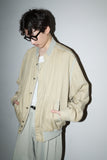 c80's linen zip-up oversized blouson
