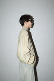 c80's linen zip-up oversized blouson