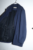 90-00's Allegri -brushed poly 2way-neck  jacket