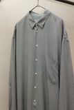 80-90's GIORGIO ARMANI - rayon gun club plaid oversized shirt　（as is)