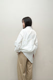 00-10's CELINE by Phoebe Philo - cotton deformed constructive shirt