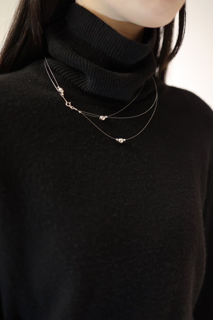 NOS spacey design silver 925 necklaces "triple"