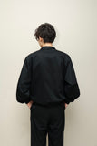 80's Europeana label - cotton collarless short blouson