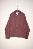 90-00's German label - A2 style jacket in dusty-maroon