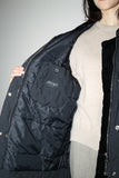 90’s Allegri - polyurethane coated nylon shell, velour collar padded jacket