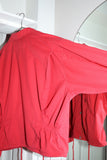 80s RIFLE - cotton/polyester hunting essence jacket in tomato red
