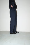 80's European label - rayon tuck trousers