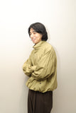 80-90's European label - light cotton poplin wide volume blouson