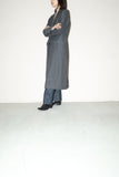 00's French label - curved I line long long jacket