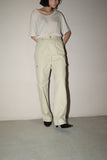 90's H.I.S - 6 pocket denim pants in ivory