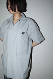 00's European label - cotton/nylon utility shirt