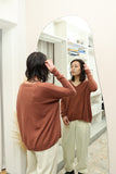 00-10's J.CREW - cashmere knit sweater in dusty brick