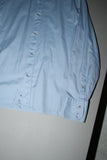 00-10's GUCCI (by TOM FORD?) - cotton side slit dress shirt / blue