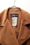 80's RAMOSPORT - earthy brown geometrical design coat
