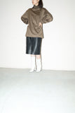 c90's European label - mercerized cotton turtleneck cut& sewn