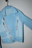 1970-80s German label - riders type denim jacket