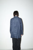 90-00's European label - linen oversized shirt jacket