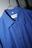 c90's Yves Saint Laurent - dress shirt in cobalt blue