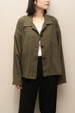 c90's French label - flat pattern wide balance jacket