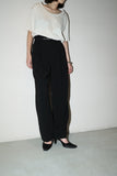 CÉLINE by Phoebe Philo - wide straight tuck trousers in black
