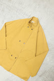 80's RAMOWEAR - cotton double breasted jacket in mustard yellow