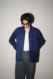 00’s PRADA - panel pattern zip shirt jacket