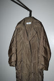 c2000's Max Mara - metallic color, buttonless front down coat